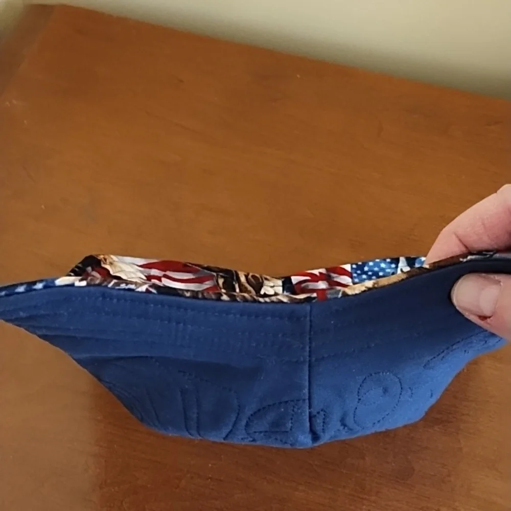 Patriotic Bowl Cozies Large Medium Small Flags Eagles Patriotic Red White Blue